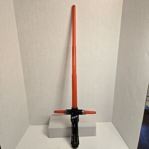STAR WARS HASBRO KYLO REN LIGHTSABER Lights and Sounds 2015 Used Tested Works